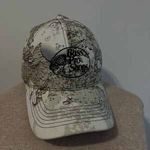 Bass Pro Shops Gray and Cream Outdoor Hat